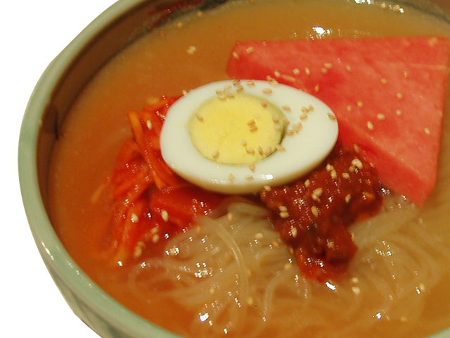 冷麺に